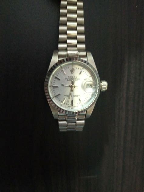 white and gold rolex watch|rolex 8385 18k white gold.